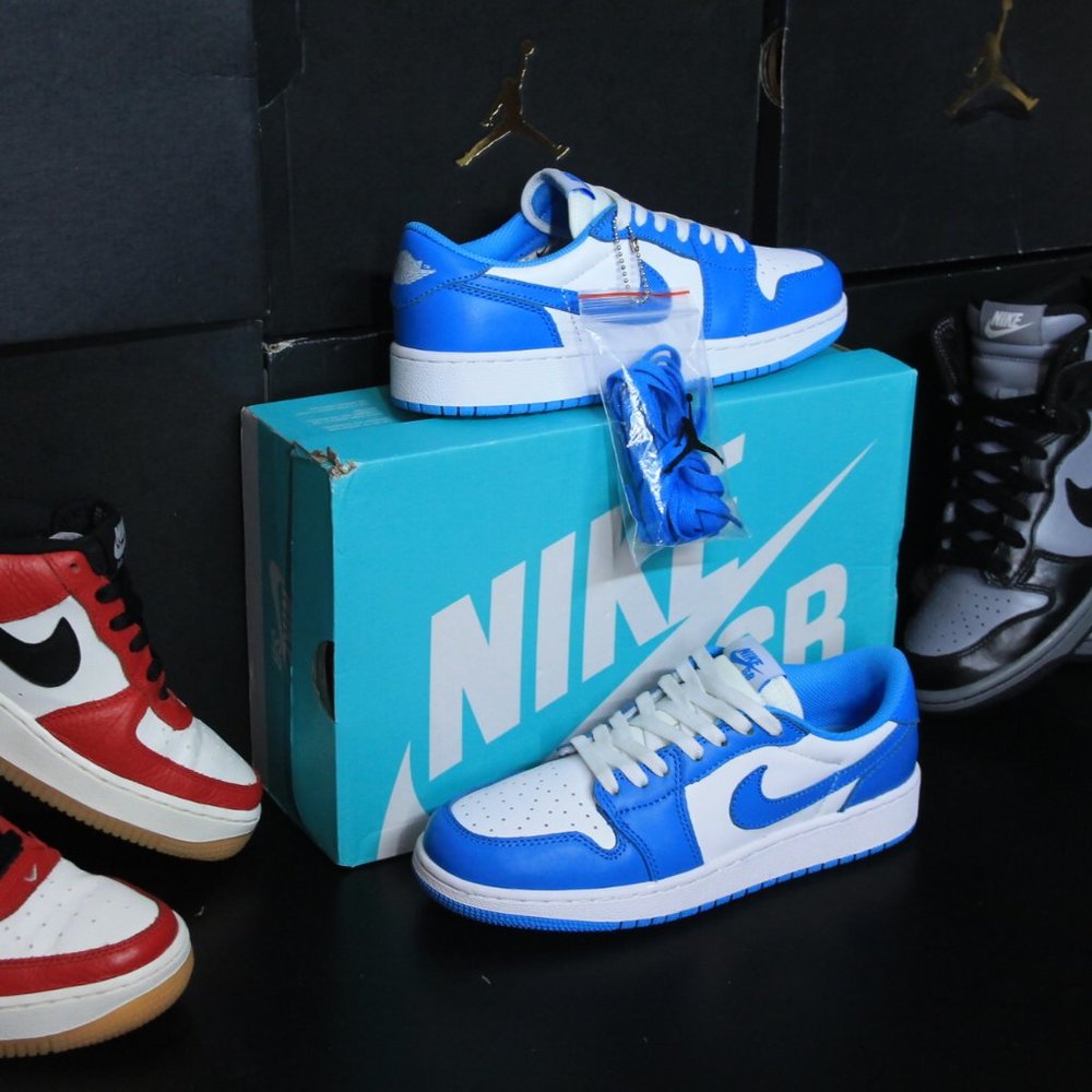 Nike SB x Air Jordan 1 Low "Erick Koston" UNC QS - Picture 7 of 14